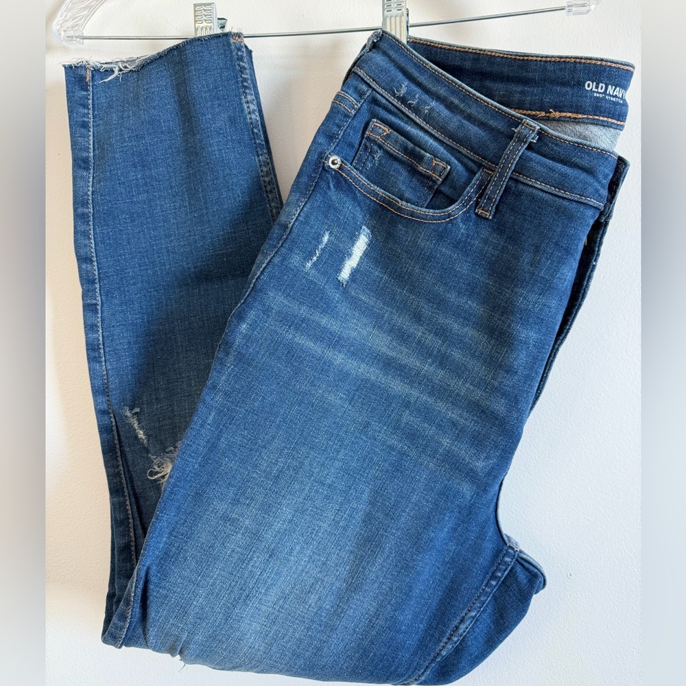 Old Navy Women's Classic Denim Straight Leg Jeans